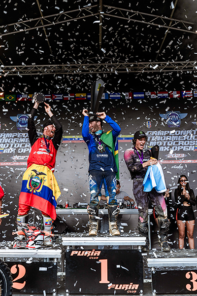 Campeonato Latinoamericano de MX en Venezuela: Joaquin Poli tercero con su Kawasaki KX 450